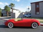 Jaguar XK140 MC Roadster Red 1955 года